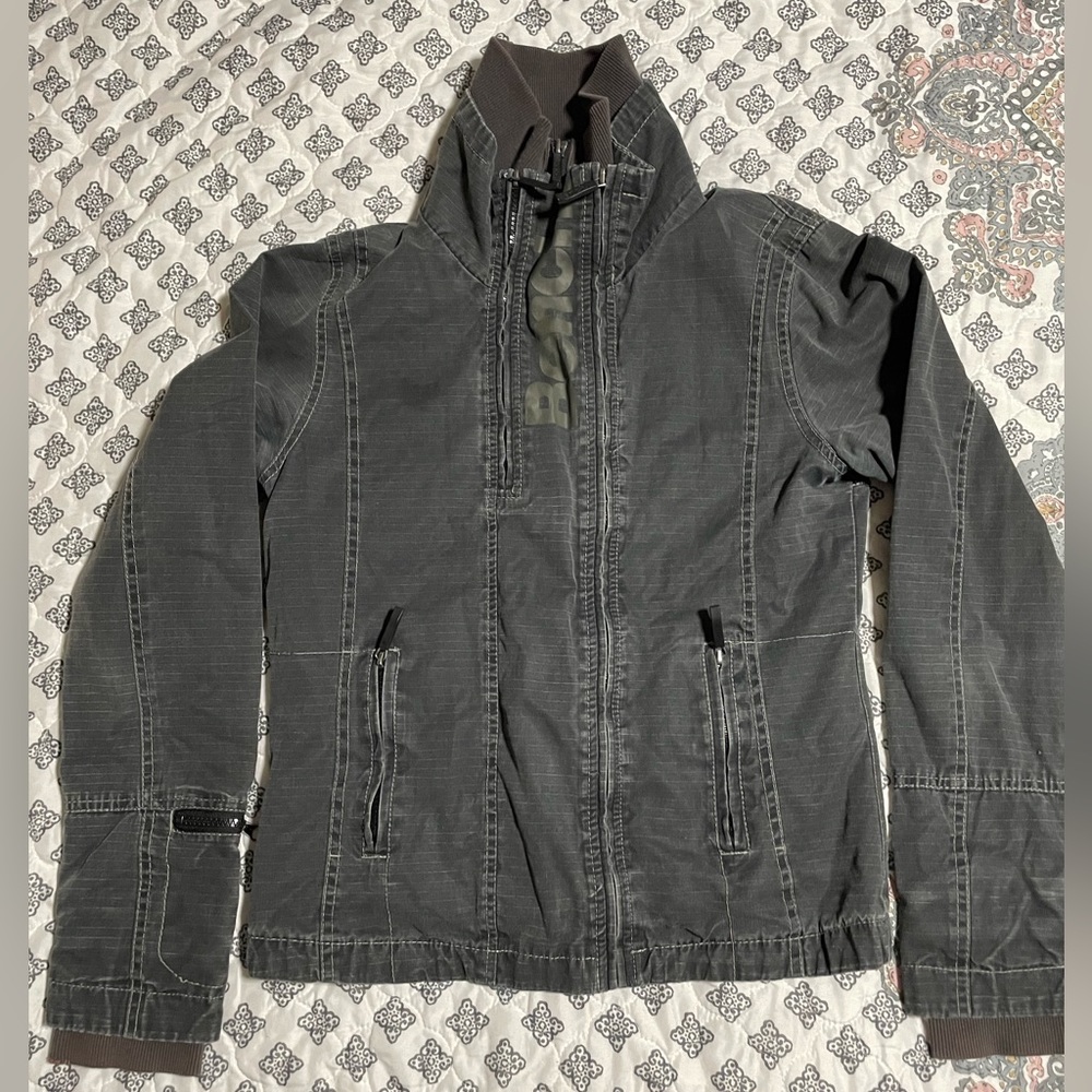 BENCH Zippered Jacket Grey Size Small